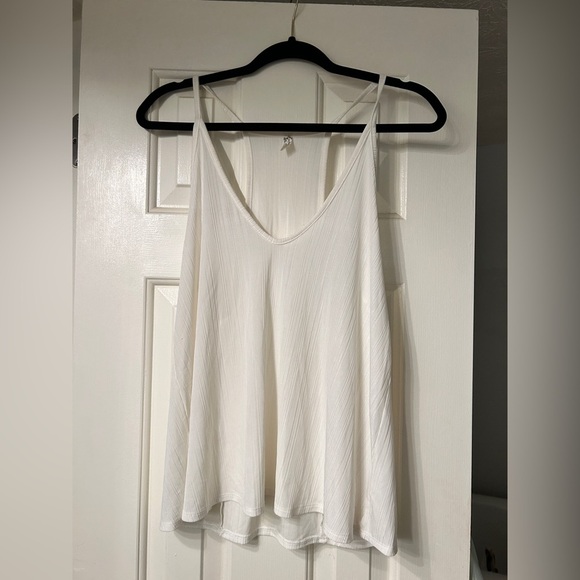 Free People Intimately White Spaghetti Strap Cami Size M - Picture 1 of 5